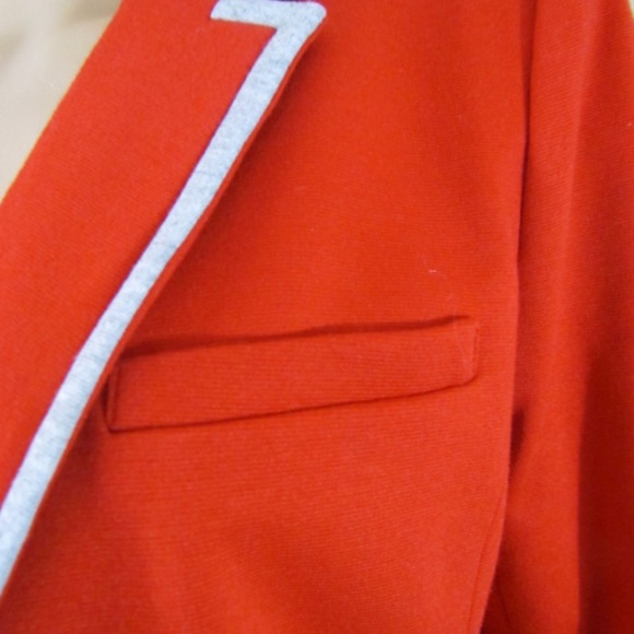 ANN TAYLOR LOFT WOMEN JACKET RED SIZE 10 - Picture 3 of 3